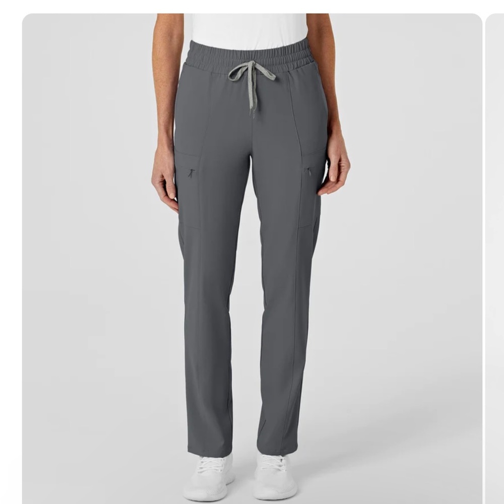 WonderWink RENEW Women's High Waist Slim Leg Scrub Pant